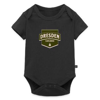 Dresde Florence sur l’Elbe : armoiries municipales pleines de charme - Body à manches courtes Premium Bébé - noir - Devant