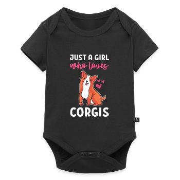 Corgi - Body à manches courtes Premium Bébé - noir - Devant