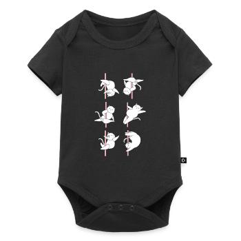 Pole Dance - Baby Premium short-sleeve bodysuit - black - Front