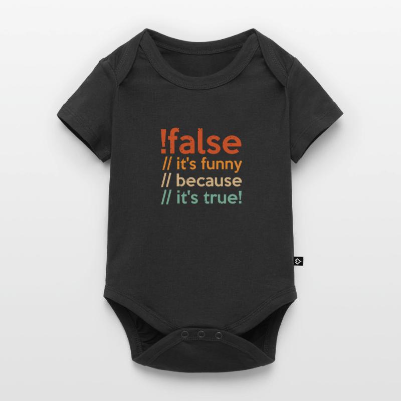 Programmierer false true Informatiker Student Code Baby Premium Kurzarmbody