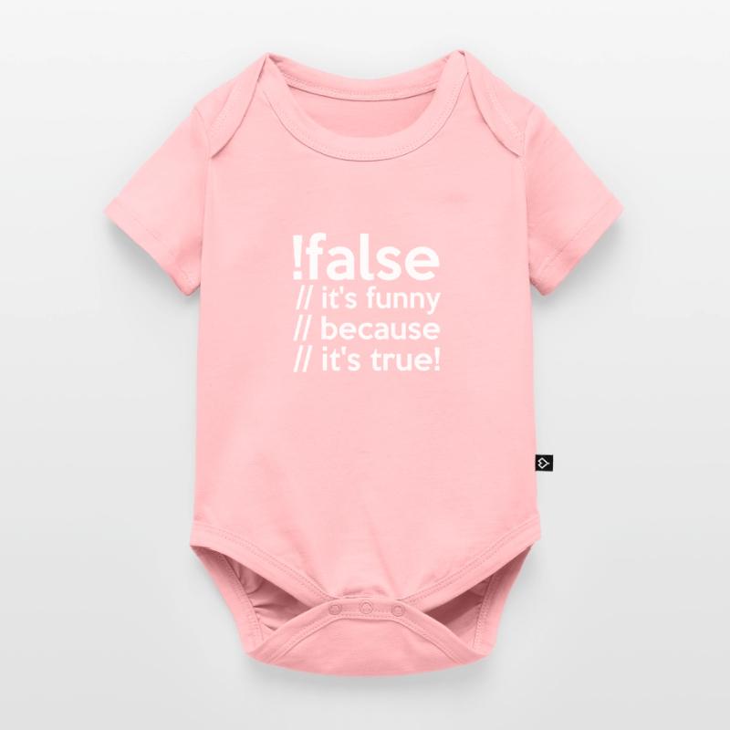 Programmer false true Computer Scientist Student Code Baby Premium short-sleeve bodysuit