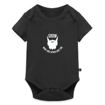 Bart Grow what God father gave you - Baby Premium short-sleeve bodysuit - black - Front