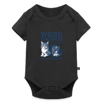 Weird Teachers Build Character Appreciation - Baby Premium short-sleeve bodysuit - black - Front
