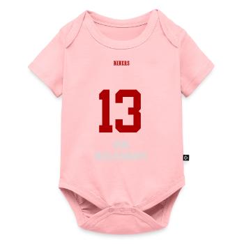 13 Herr Relevant - Baby Premium Kurzarmbody - Rosa - Vorne
