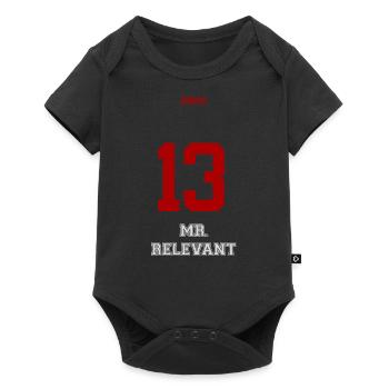 13 M. Relevant - Body à manches courtes Premium Bébé - noir - Devant