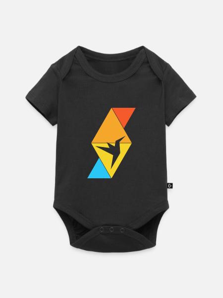 Kolibri - Baby Premium Kurzarmbody - Schwarz