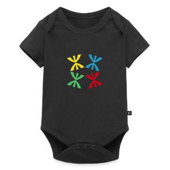 The AMAZIGH square - Baby Premium short-sleeve bodysuit - black - Front