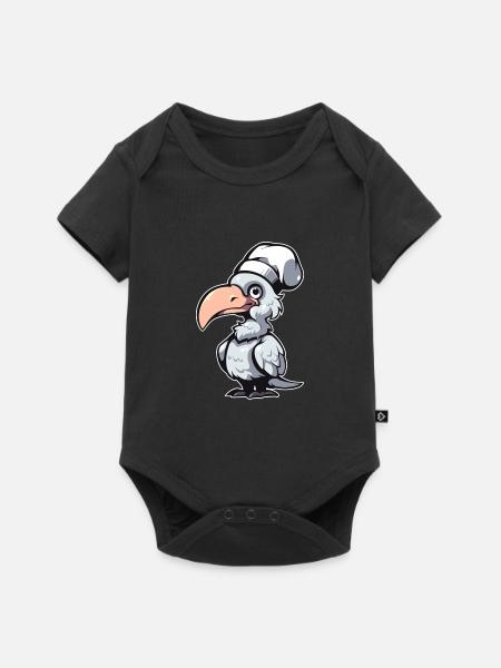 Schuhschnabel Koch - Baby Premium Kurzarmbody - Schwarz