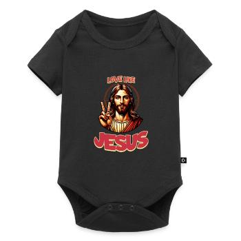 Love Like Jesus Movie Poster Style - Baby Premium short-sleeve bodysuit - black - Front