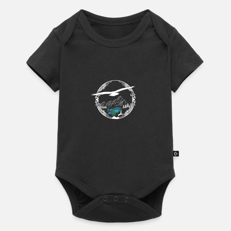eagle - Baby Premium short-sleeve bodysuit - black