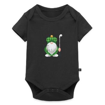 GOLF GNOME DWARF FUNNY KAROW GOLF CLUB MOTIFS - Baby Premium short-sleeve bodysuit - black - Front
