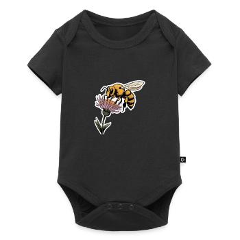Bee - Body à manches courtes Premium Bébé - noir - Devant