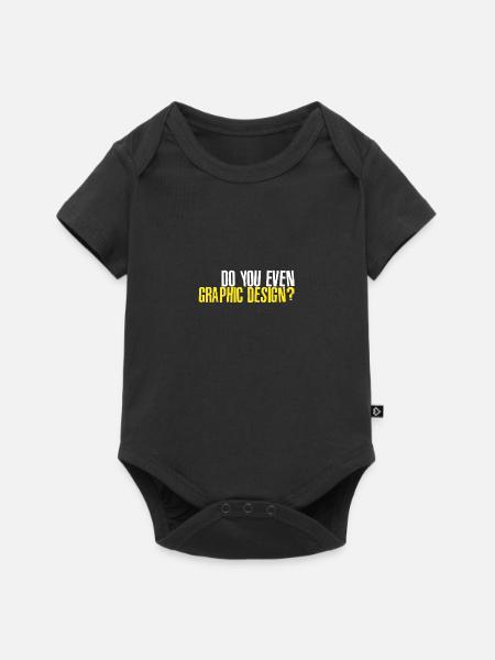 Graphic Design - Baby Premium Kurzarmbody - Schwarz