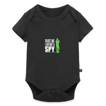 Spy Secret Agent - Baby Premium short-sleeve bodysuit - black - Front