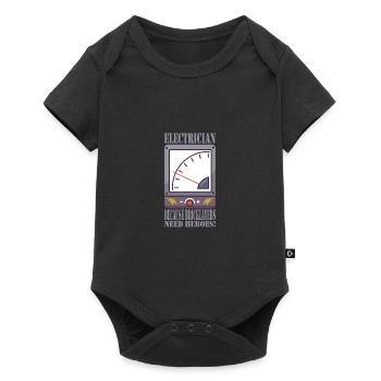 Electrician - Baby Premium short-sleeve bodysuit - black - Front