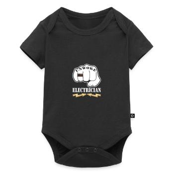 Electrician - Baby Premium short-sleeve bodysuit - black - Front