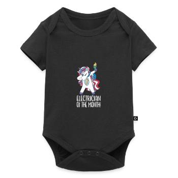 electrician - Baby Premium short-sleeve bodysuit - black - Front