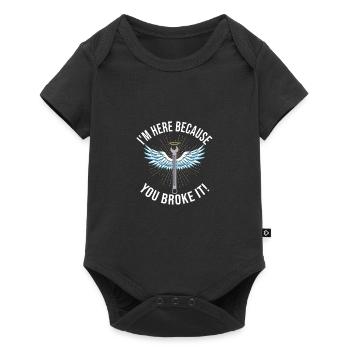 Mécanicien automobile - Body à manches courtes Premium Bébé - noir - Devant