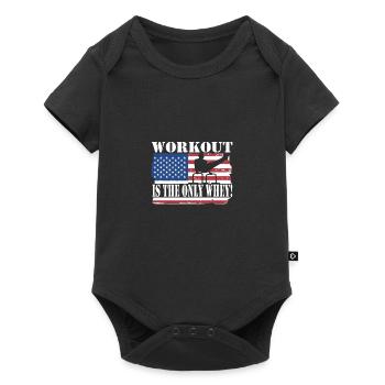 Circuit training - Baby Premium short-sleeve bodysuit - black - Front