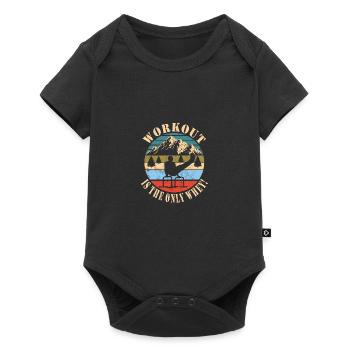 Circuit training - Baby Premium short-sleeve bodysuit - black - Front