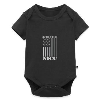 Children's nurse - Baby Premium short-sleeve bodysuit - black - Front