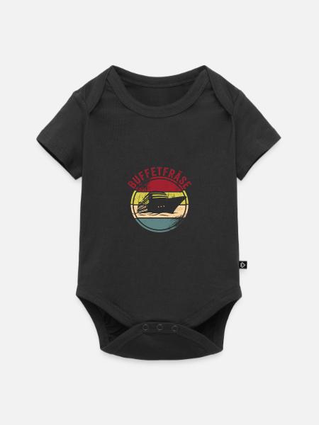Urlaub - Baby Premium Kurzarmbody - Schwarz
