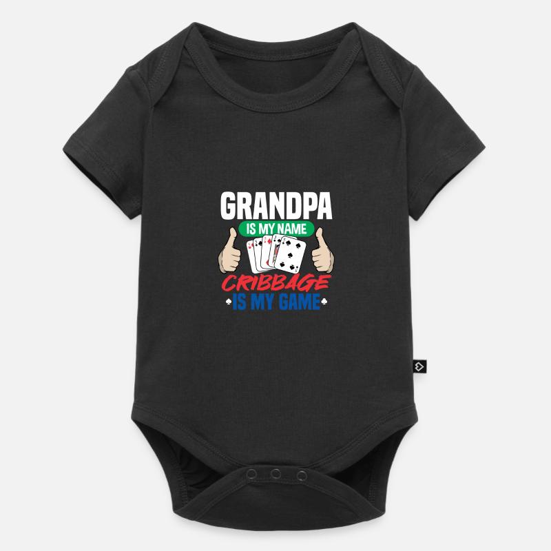 Cribbage - Baby Premium Kurzarmbody - Schwarz