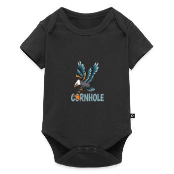 Cornhole - Body à manches courtes Premium Bébé - noir - Devant