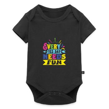 Yes Day - Baby Premium short-sleeve bodysuit - black - Front
