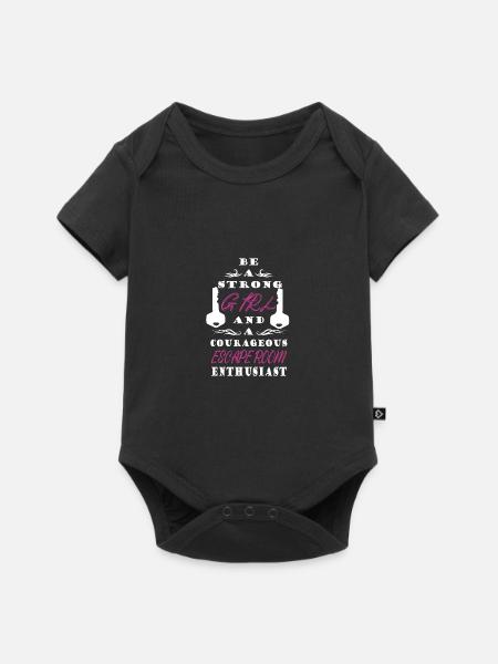 Escape Room - Baby Premium Kurzarmbody - Schwarz