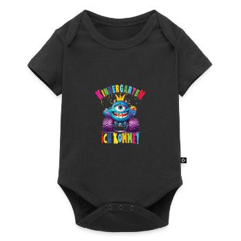 Kindergarten - Baby Premium Kurzarmbody - Schwarz - Vorne