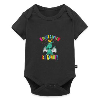 Kindergarten - Baby Premium Kurzarmbody - Schwarz - Vorne