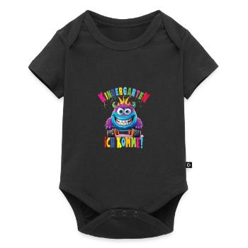 Kindergarten - Baby Premium Kurzarmbody - Schwarz - Vorne