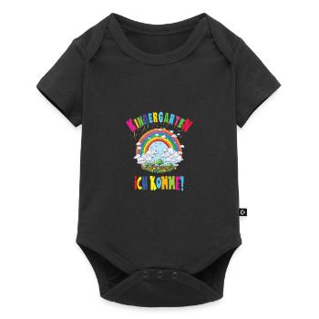 Kindergarten - Baby Premium Kurzarmbody - Schwarz - Vorne