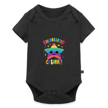 Kindergarten - Baby Premium Kurzarmbody - Schwarz - Vorne
