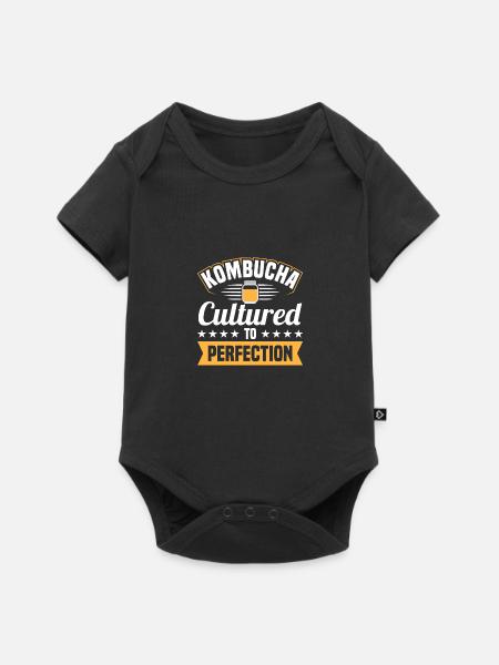 Gurken - Baby Premium Kurzarmbody - Schwarz