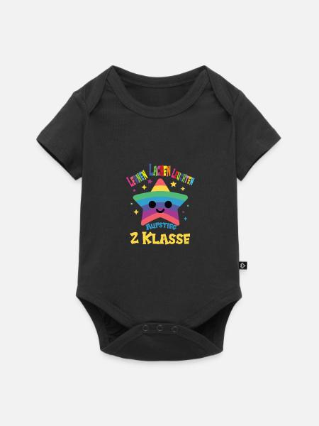 2. Schuljahr - Baby Premium Kurzarmbody - Schwarz