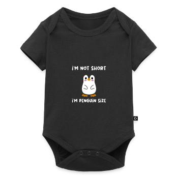 Penguin Humor Funny Gift - Baby Premium short-sleeve bodysuit - black - Front