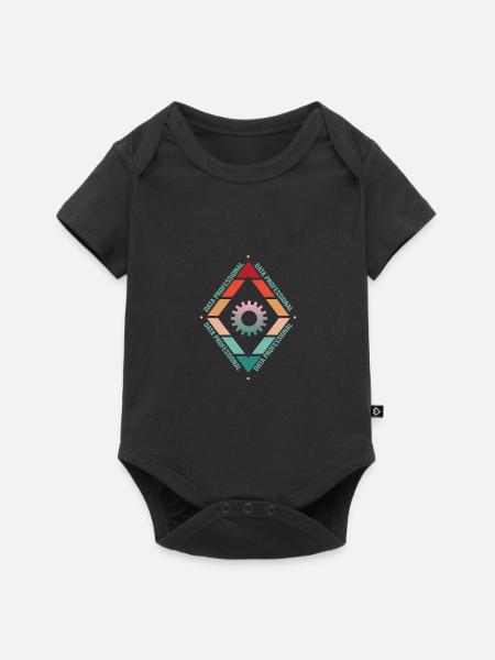 Daten Analytiker Datenschutz Beauftragter - Baby Premium Kurzarmbody - Schwarz