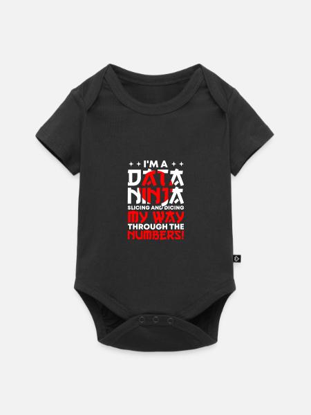 Daten Analytiker Datenschutz Beauftragter - Baby Premium Kurzarmbody - Schwarz