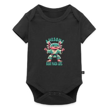 Krav Maga - Body à manches courtes Premium Bébé - noir - Devant