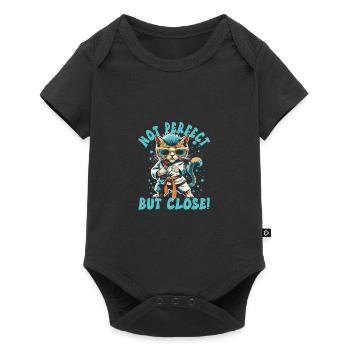 Kampfsport Kinder - Baby Premium Kurzarmbody - Schwarz - Vorne