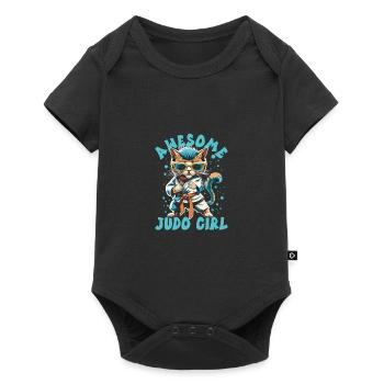 Judo - Baby Premium short-sleeve bodysuit - black - Front