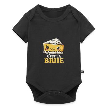 French food - Baby Premium short-sleeve bodysuit - black - Front