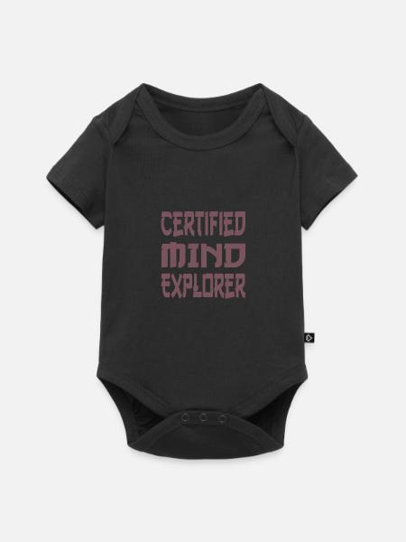 Psychologe - Baby Premium Kurzarmbody - Schwarz