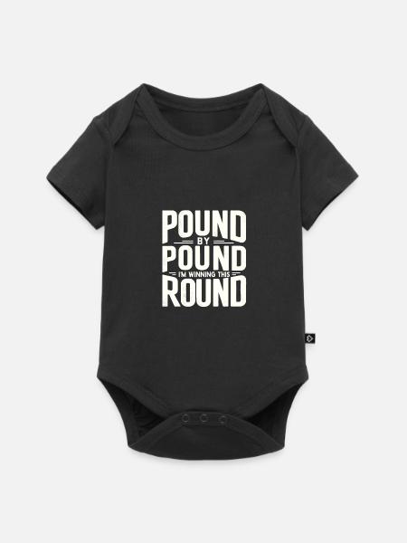 Abnehmen - Baby Premium Kurzarmbody - Schwarz