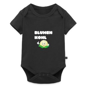 Blumenkohl - Baby Premium Kurzarmbody - Schwarz - Vorne