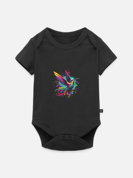 Exotisch - Baby Premium Kurzarmbody - Schwarz