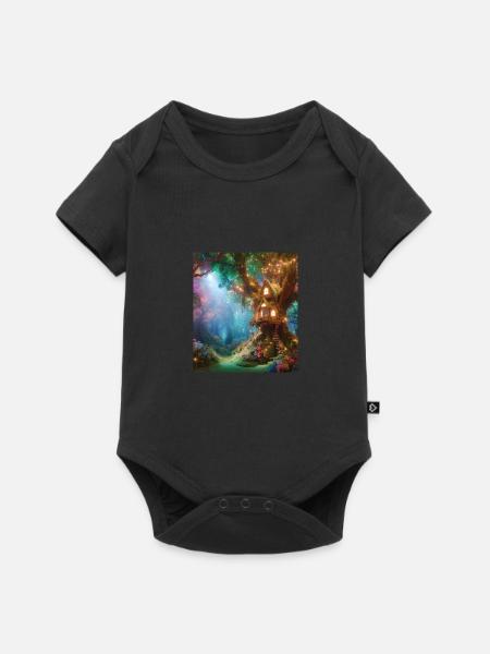 Märchen - Baby Premium Kurzarmbody - Schwarz