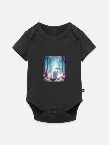 Märchen - Baby Premium Kurzarmbody - Schwarz